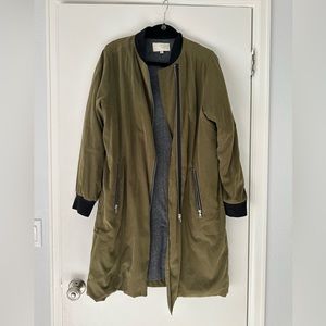 JOA Bomber Trench Coat
